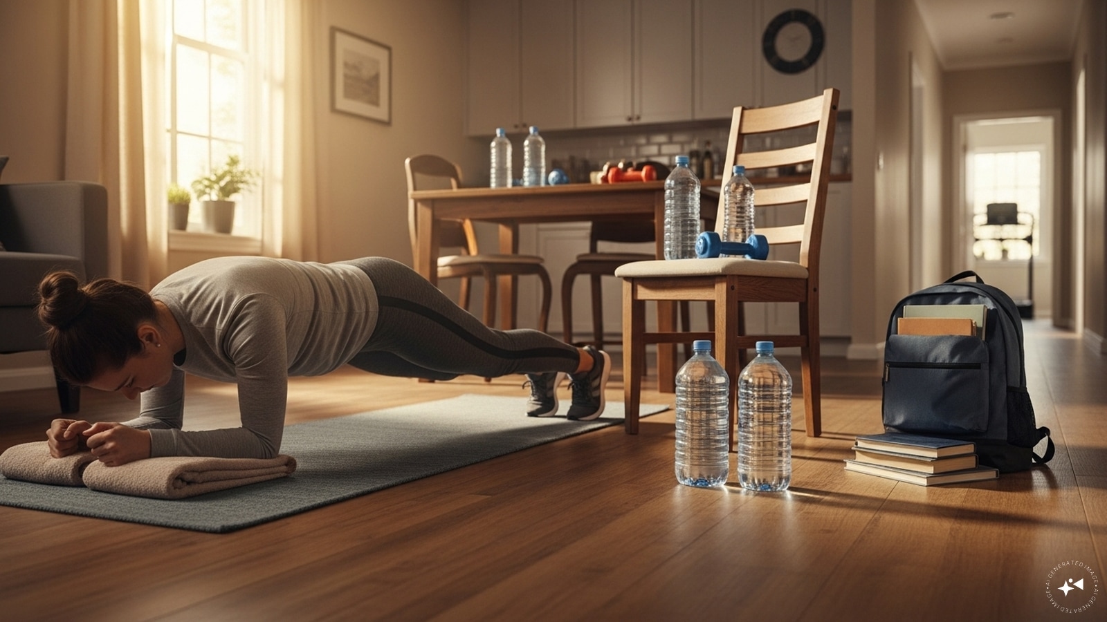 From Towels To Bottles: Beginner’s Full‑Body Workout You Can Do At Home With Household Items