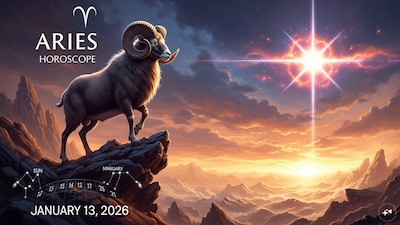 Aries Horoscope Today: Astrological predictions by Chirag Daruwalla for mesha rashi on January 13 2026. (AI generated image)