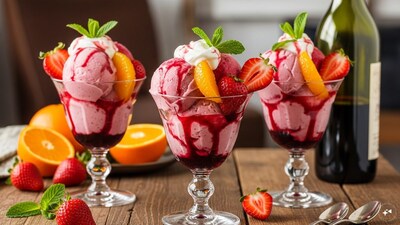 Step-By-Step Guide To Make Drunken Strawberry Sorbet At Home
