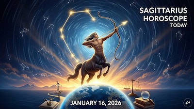 Sagittarius Horoscope Today: Astrological predictions by Chirag Daruwalla for dhanu rashi on January 16, 2026. (AI generated image)