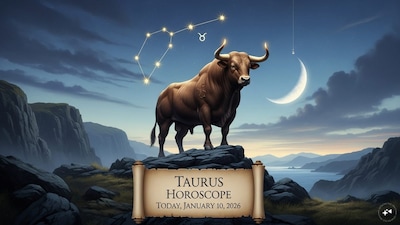 Taurus Horoscope today: Astrological predictions by Chirag Daruwalla for vrishabha rashi on January 10 2026. (AI generated image)