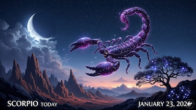 Scorpio Horoscope Today: Astrological predictions by Chirag Daruwalla for Vrishchika rashi on January 23 2026. (AI generated image) 