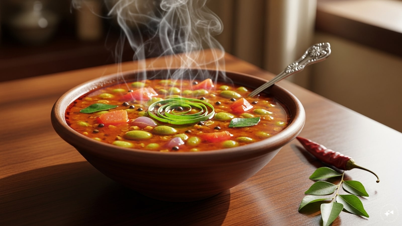 Avarekalu Saaru: A seasonal gem from Karnataka, this is a spicy gravy made from hyacinth beans. The process of "sode," or hand-peeling the skin off each individual bean, is so time-consuming that the authentic version of this dish is rarely made in modern urban homes anymore.