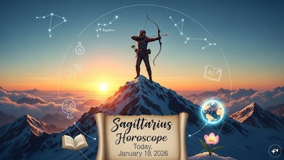 Sagittarius Horoscope Today: Astrological predictions by Chirag Daruwalla for dhanu rashi on January 19 2026. (AI generated image) 