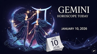 Gemini Horoscope today: Astrological predictions by Chirag Daruwalla for mithuna rashi on January 10 2026. (AI generated image)
