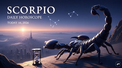 Scorpio Horoscope Today: Astrological predictions by Chirag Daruwalla for Vrishchika rashi on January 16, 2026. (AI generated image)