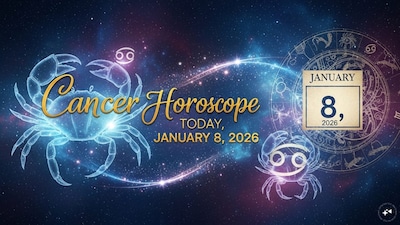 Cancer Horoscope Today: Astrological predictions by Chirag Daruwalla for kark rashi on January 8 2026. (AI generated image)