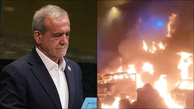 Iran's President Masoud Pezeshkian blamed rioters for the ongoing unrest. (Reuters)