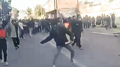 The protests continued during the weekend despite a crackdown after country’s supreme leader, Ali Khamenei, addressed protesters as “rioters”.  (AFP)