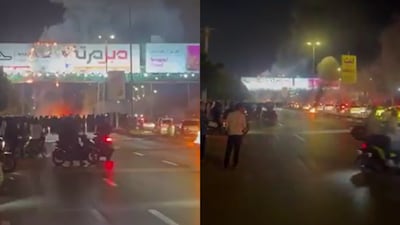 Protesters take to streets in Iran.