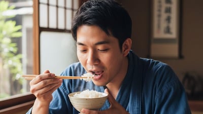 Eating while walking or commuting is also frowned upon in Japanese culture, encouraging mindful consumption rather than constant grazing. (AI-Generated Image)