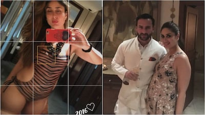 Kareena Kapoor Khan Drops UNSEEN Pregnancy Pics From 2016, Calls It 'Year Of The Bump'