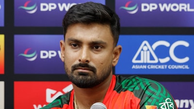 Bangladesh captain Litton Das was in favor of playing the T20 World Cup in India. (PTI Photo)