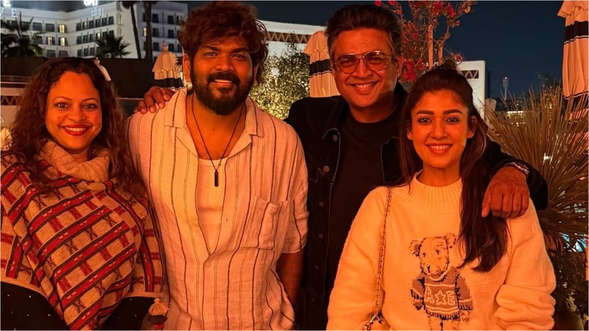 Nayanthara, Vignesh Shivan Meet R Madhavan, Sarita