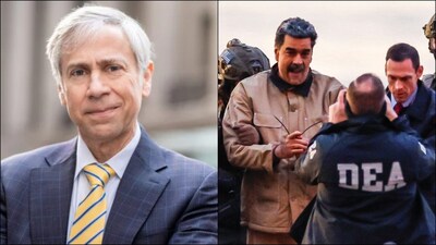 Barry Pollack (L) will defend Nicolas Maduro in the narco-terrorism case in New York.