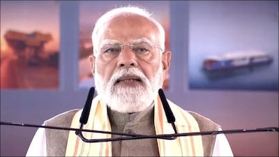 PM Modi addressing a rally in West Bengal's Singur. (BJP India)