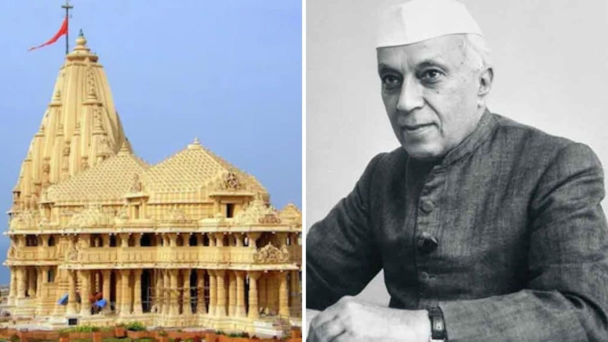 Nehru Wrote 17 Letters Opposing Somnath Reconstruction: BJP Questions ‘Hailing Of Mughal Invaders’