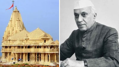 The letters to the President and Cabinet Ministers questioned the need for reconstruction of Somnath Mandir. (File)