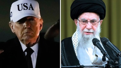 Iran's Supreme Leader Ayatollah Ali Khamenei (left) and US President Donald Trump. (AP File)