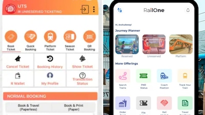 RailOne will have to be used for getting season tickets. 