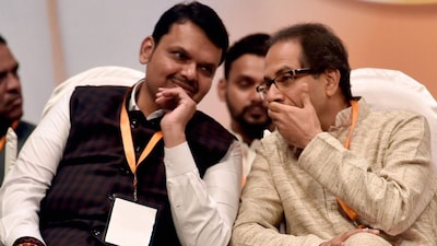 Devendra Fadnavis and Uddhav Thackeray. (File)