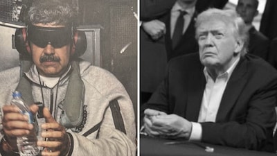 US President Donald Trump (right) watches the operation to capture Venezuelan President Nicolás Maduro. (X/Truth Social)