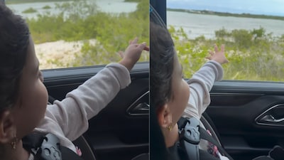 Malti softly moves her hand in the clip. (Photo Credits: Instagram)