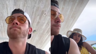 Nick Jonas enjoyed every beat of the viral song. (Photo Credits: Instagram)