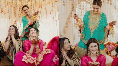 Bride Nupur Sanon Drops Kaleeras On Sister Kriti Sanon, Fans Wonder Whether She Is Next In Line To Get Married