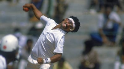 Narendra Hirwani’s 16-wicket haul on Test debut remains a world record. (Image: ICC/X, formerly Twitter)