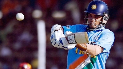 Sourav Ganguly was named Man of the Match for his 124 off 138 balls, including 11 fours and one six. (File pic)