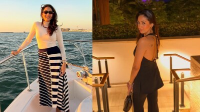 Mira and Shahid rang in the New Year with a luxurious yacht getaway.(Photo Credit: Instagram)