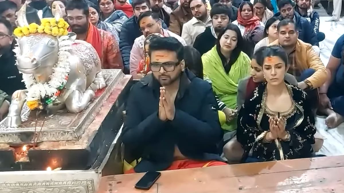 Nimrat Kaur Attends Bhasma Aarti at Mahakaleshwar Temple
