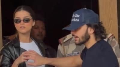 Veer Pahariya's first public appearance amid breakup.(Photo Credit: Instagram)