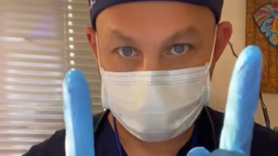 NYC doctor points out the body parts that carry the highest amount of bacteria.(Photo Credit: Instagram)