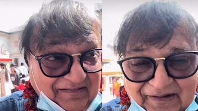 Rakesh Bedi focuses on the temple’s famous eternal flame or Divya Jyoti.(Photo Credit: Instagram)