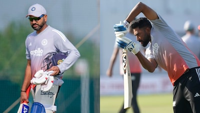 Rohit Sharma (left) and Mohammed Siraj (PTI Photo)