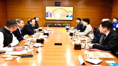 Earlier CCP delegation met BJP officials.