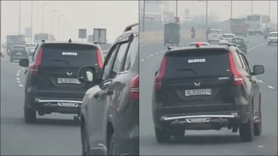 A viral Scorpio video led to a furious debate on road safety in Delhi-NCR. (X/@kapsology)