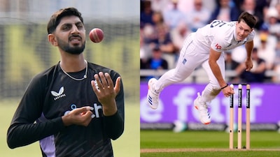 Shoaib Bashir (left) and Matthew Potts (PTI Photo)