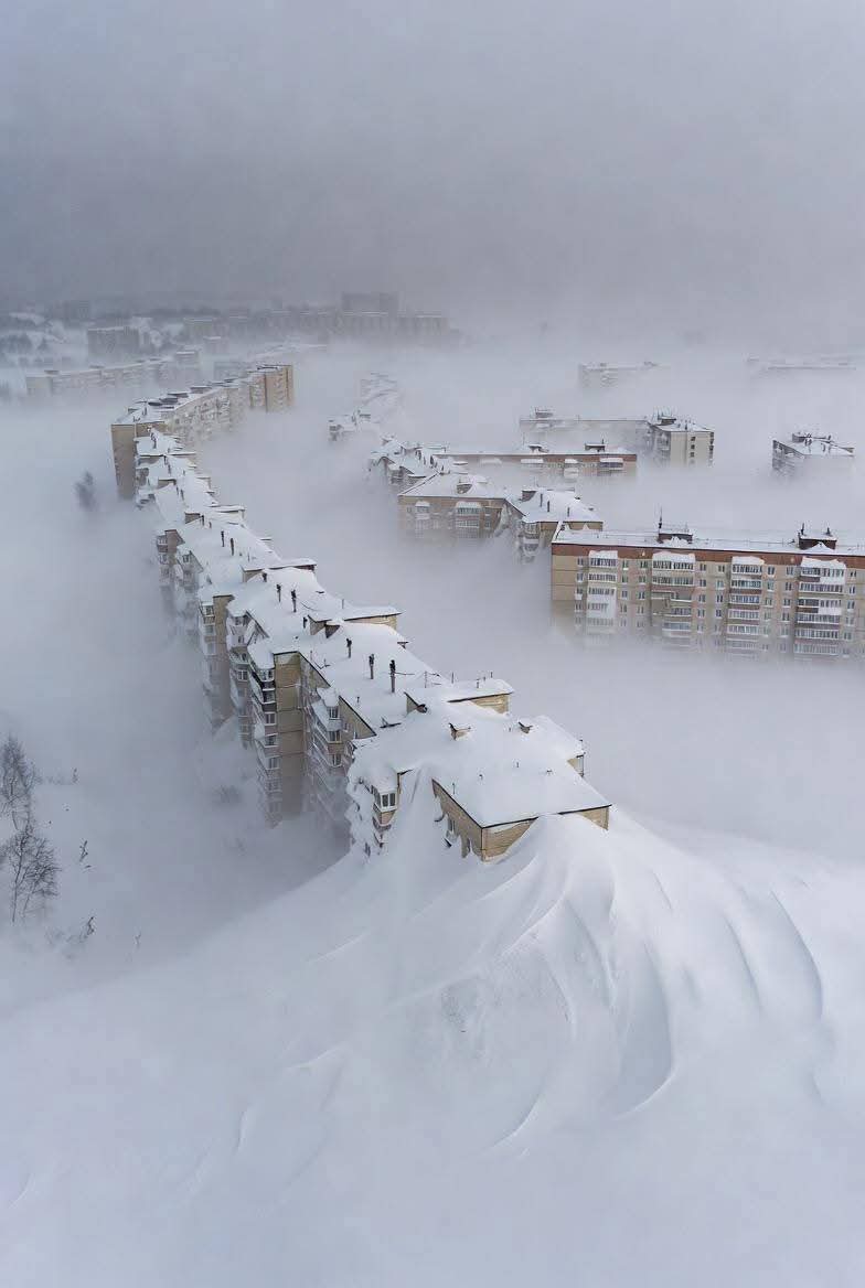 Apocalyptic Scenes As Russia's Kamchatka Battles Record Snowfall | Photos