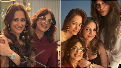 Sonali Bendre Rings In New Year 2026 With Swades Fame Gayatri Oberoi, Sussanne Khan, Others 
