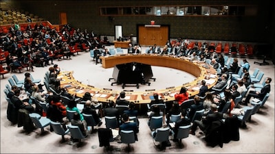 Members of the UN Security Council meet on Iran at the request of the United States. (Reuters)