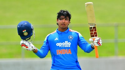 Vaibhav Sooryavanshi peeled off yet another century. (BCCI Photo)