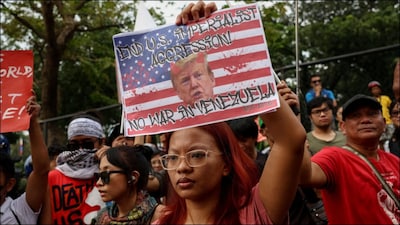 Trump's actions in Venezuela has sparked protests from across the world. (Reuters)
