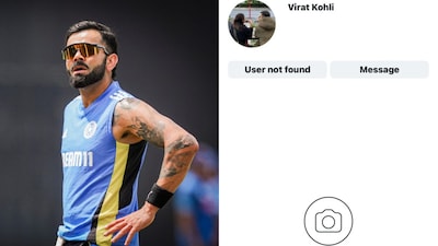 Virat Kohli's Instagram account has disappeared.