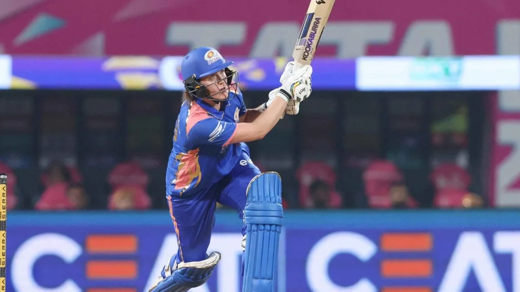 Nat Sciver-Brunt came up with a dazzling 65 run knock. (WPL)