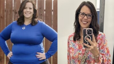 Kristy McCammon, a 53-year-old from Texas, overcame a sugar addiction, cut out refined sugar and processed foods, and lost 45 kilos.