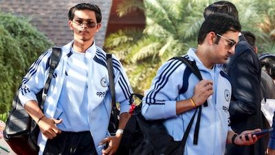 Yashasvi Jaiswal (left) scored a century in his last ODI for India. (PTI Photo)