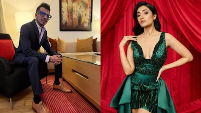 Yuzvendra Chahal (left) and Dhanashree Verma (Picture Credigt: IG/https://www.instagram.com/yuzi_chahal23/dhanashree9)